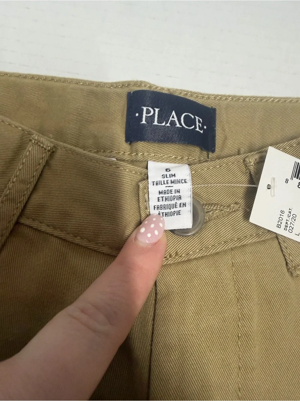 3 Pant Bundle The Children's Place Boys Khaki Tan Chinos
